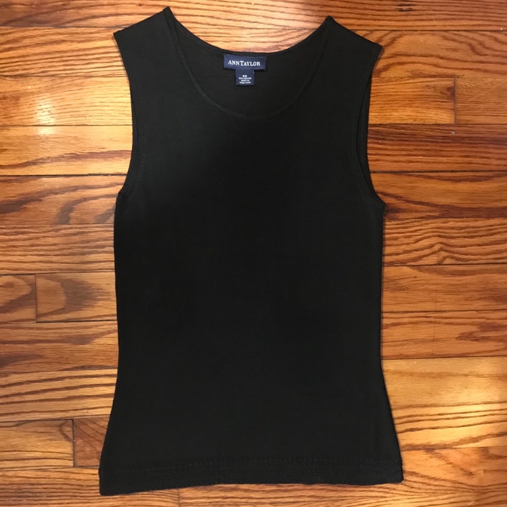 Ann Taylor black sleeveless top